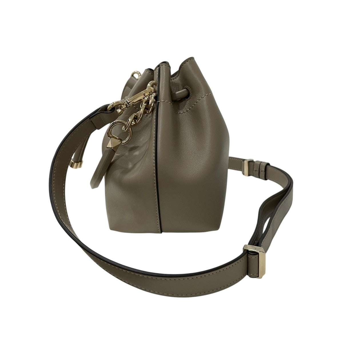 JIMMY CHOO BON BON BUCKET S2WAYバッグ 古着・中古-2枚目のアイテム画像