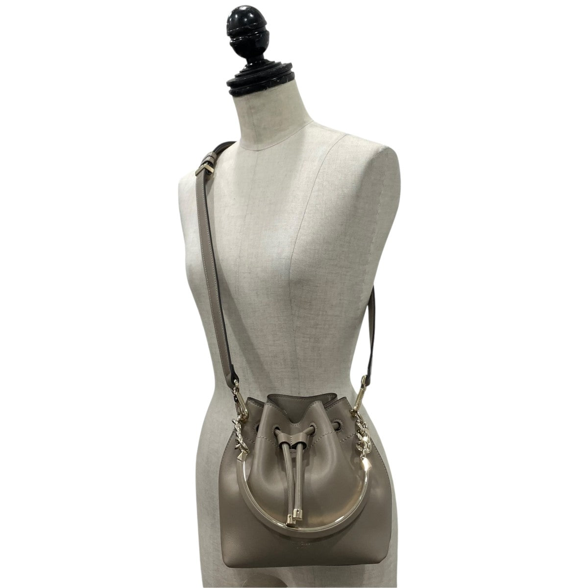 JIMMY CHOO BON BON BUCKET S2WAYバッグ 古着・中古-7枚目のアイテム画像