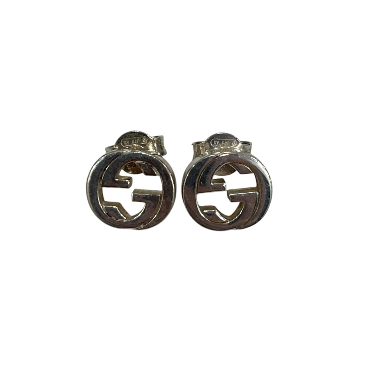 GUCCI インターロッキングG 925ピアス 古着・中古-1枚目のアイテム画像