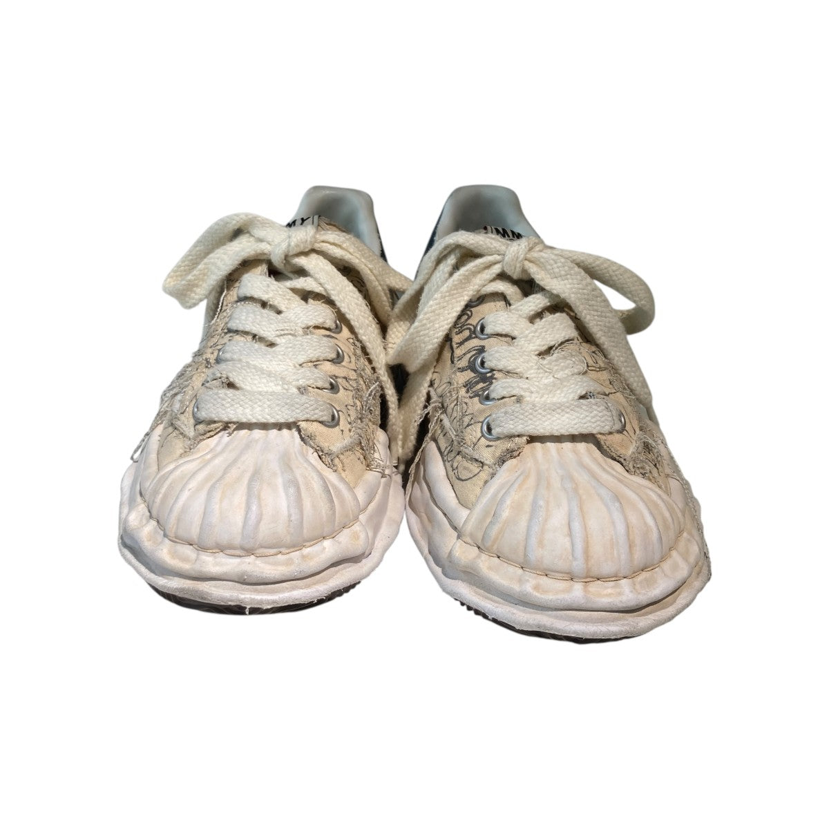 MIHARA YASUHIRO BLAKEY graffiti printed LowスニーカーA16FW730 古着・中古-3枚目のアイテム画像