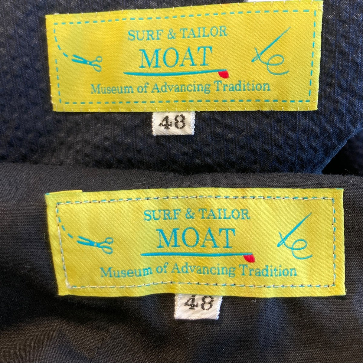 surf＆tailor moat シアサッカースーツセットアップD211158 古着・中古-8枚目のアイテム画像