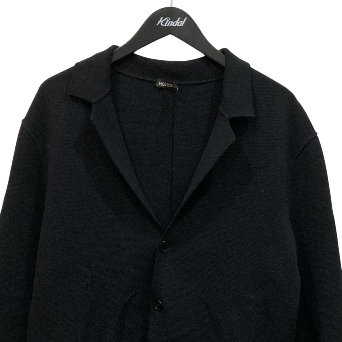 ☆美品☆Neil Barrett 定番 ナイロンテーラードジャケット 黒 48 NEIL BARRETT(ニールバレット) テーラードジャケット ブラック サイズ