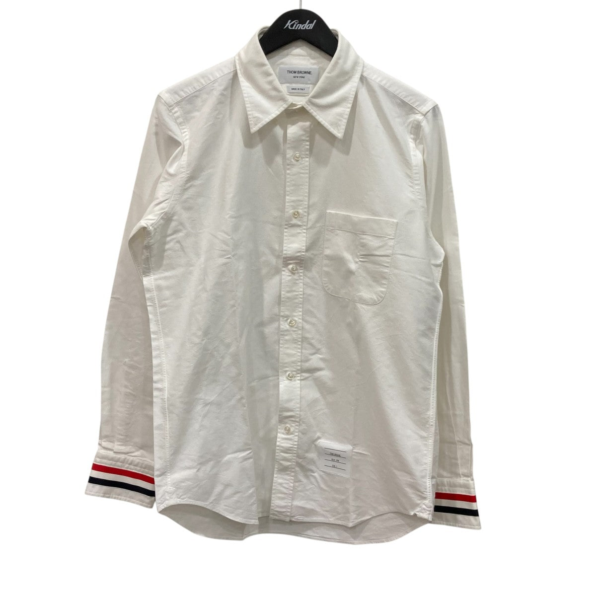 THOM BROWNE． NEW YORK 長袖シャツmwl289a-00139100 古着・中古-1枚目のアイテム画像