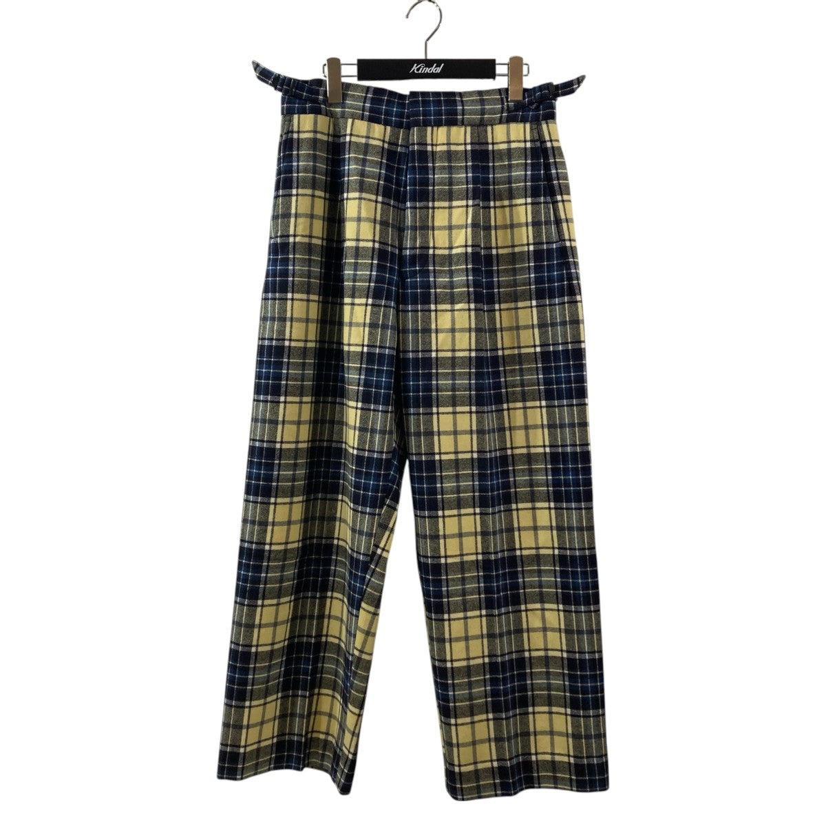 HUM VENT サイドアジャストチェックパンツチェックスラックスHV201502ER 古着・中古-1枚目のアイテム画像