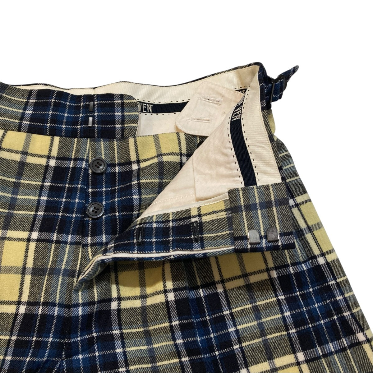 HUM VENT サイドアジャストチェックパンツチェックスラックスHV201502ER 古着・中古-3枚目のアイテム画像