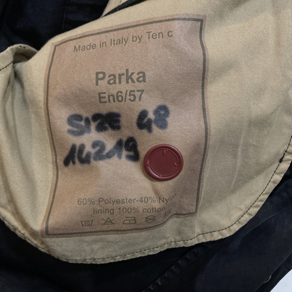 TEN-C コートParka En6/57 古着・中古-9枚目のアイテム画像