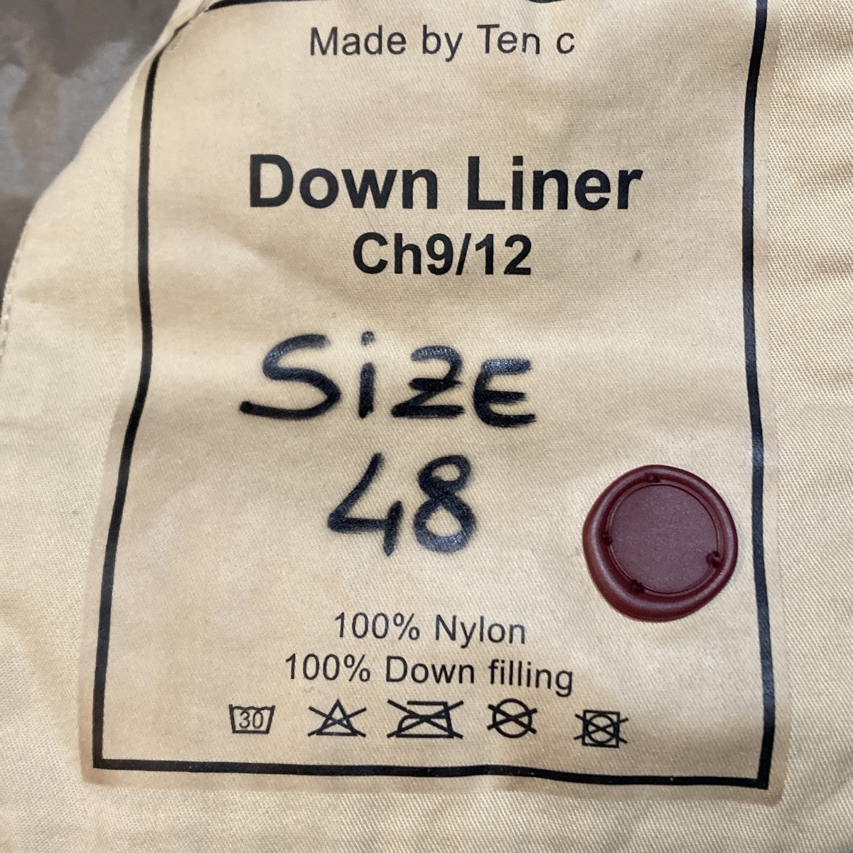Down Liner Ch9／12ダウンジャケット