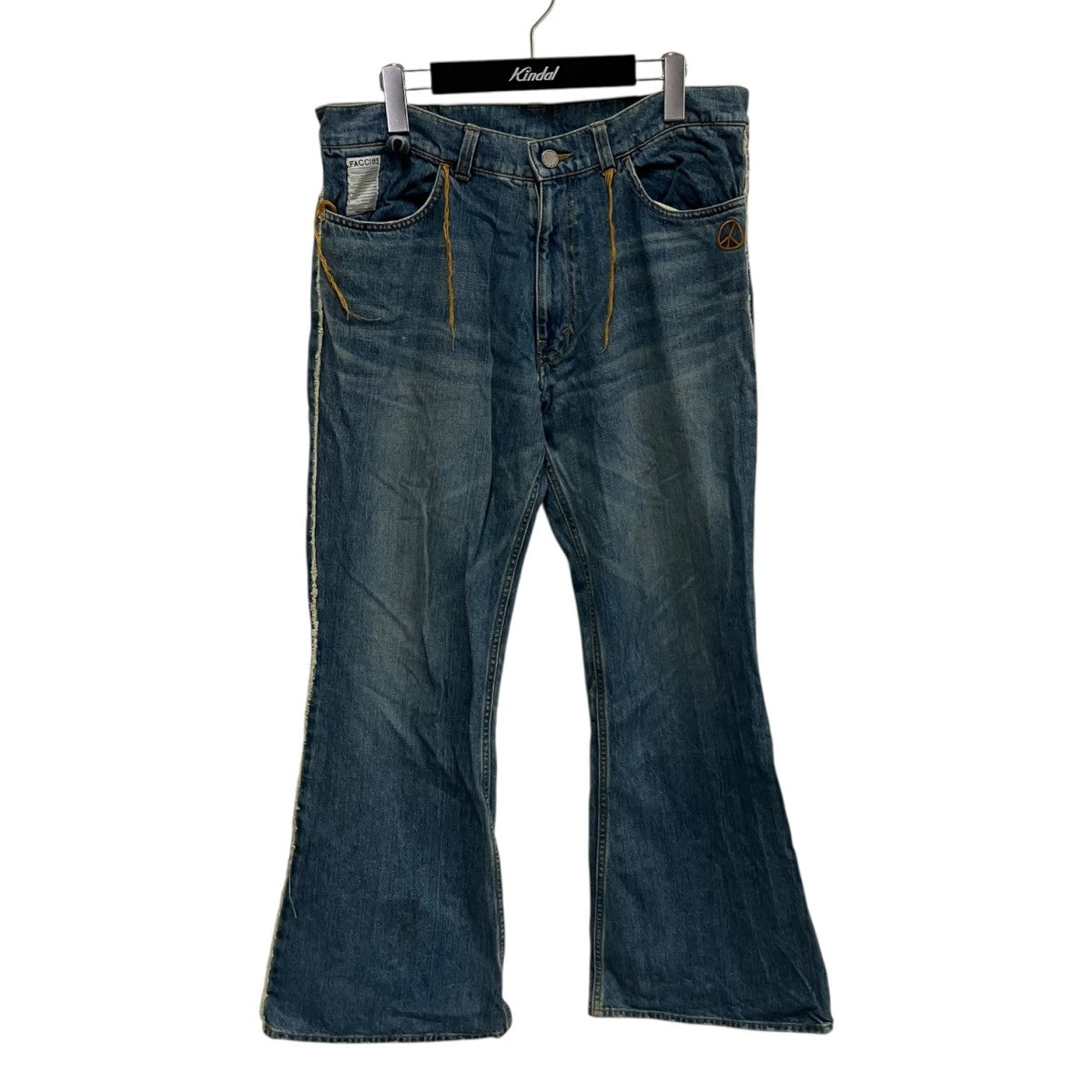 FACCIES 11oz Big Bell PtフレアデニムF23S03002 古着・中古-1枚目のアイテム画像