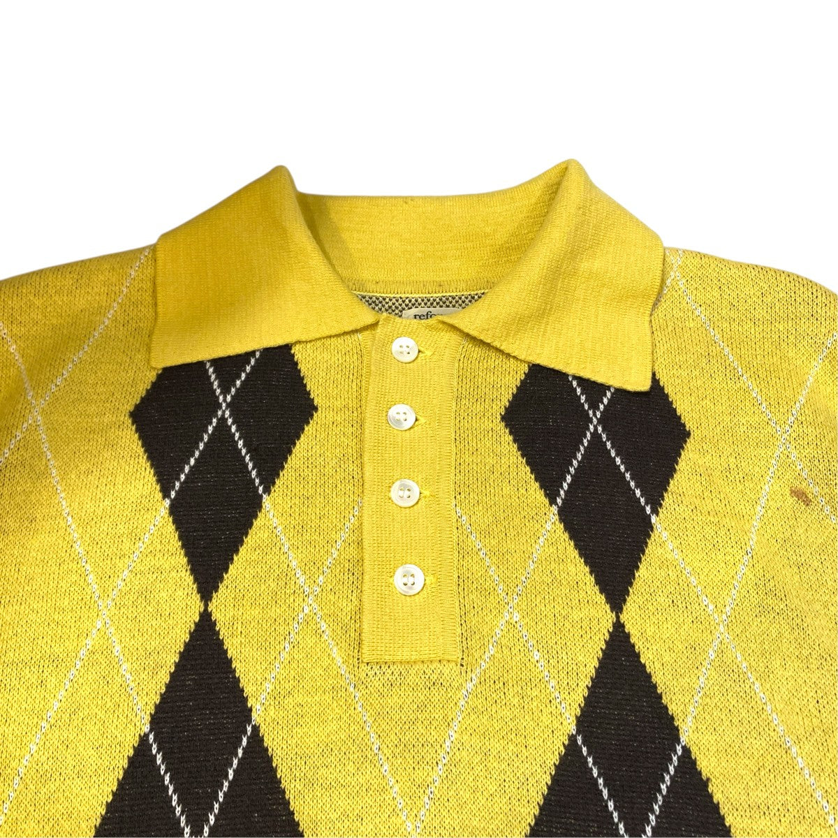 refomed OLD MAN KNIT POLO半袖ポロシャツREKN-009 古着・中古-3枚目のアイテム画像
