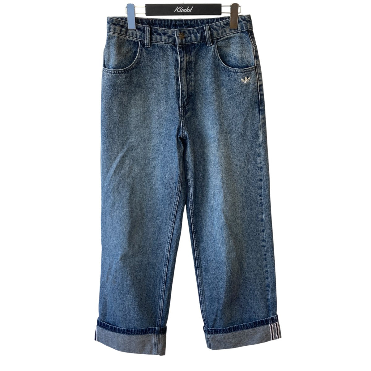 adidas×SFTM レギュラーフィットデニムパンツLD1934 古着・中古-1枚目のアイテム画像