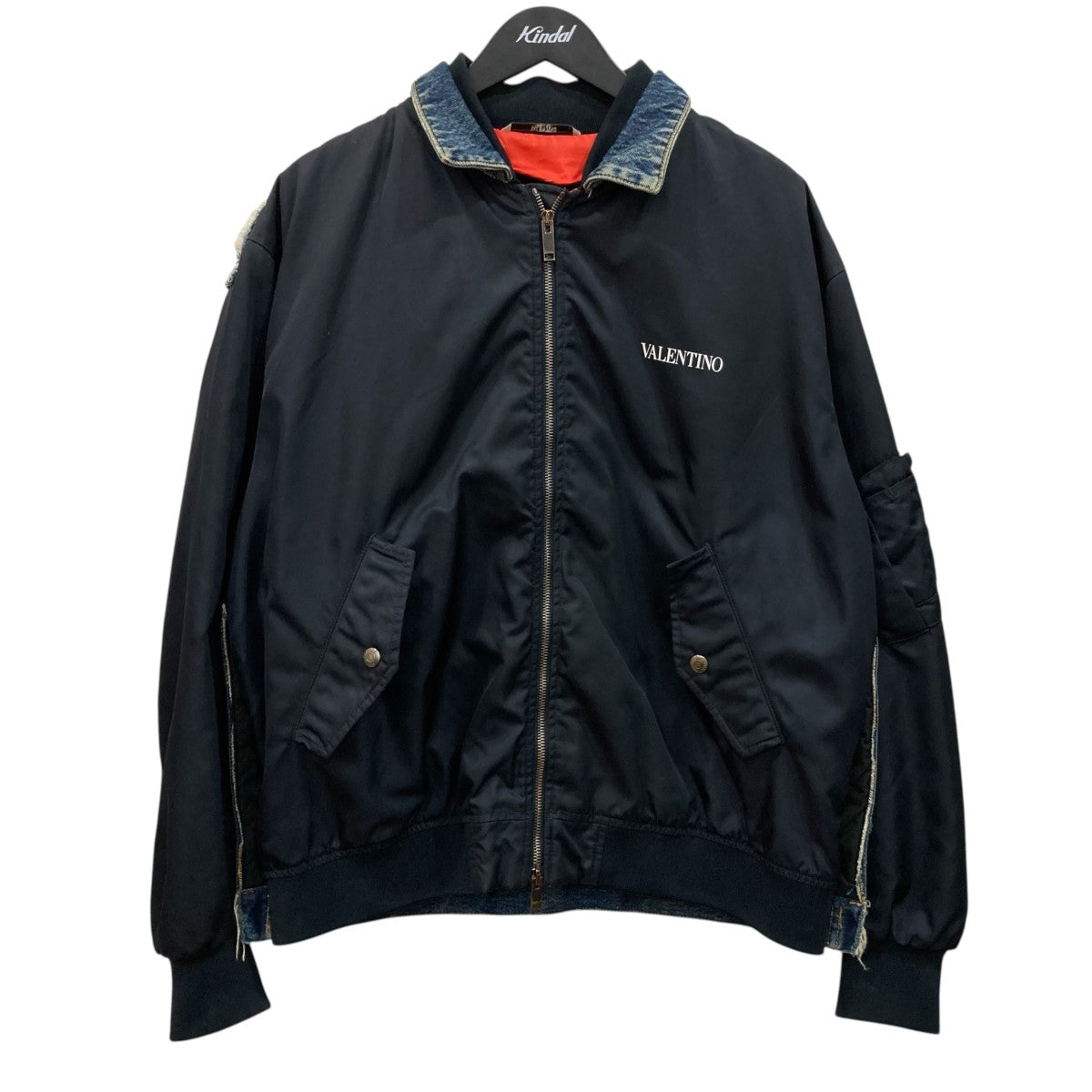 VALENTINO ドッキングジャケットMA-1ジャケットWV3CU957N2 古着・中古-1枚目のアイテム画像