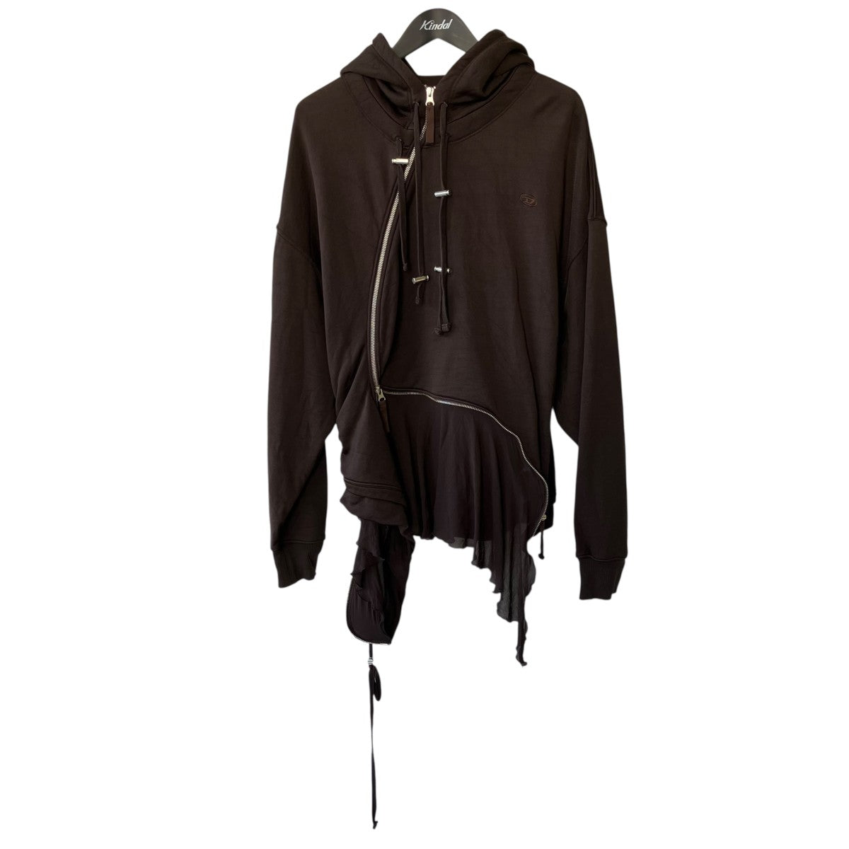 DIESEL ジップパーカーA07276 古着・中古-1枚目のアイテム画像