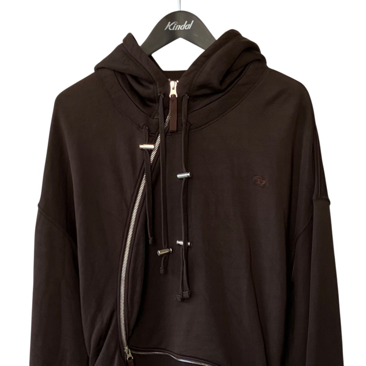 DIESEL ジップパーカーA07276 古着・中古-2枚目のアイテム画像