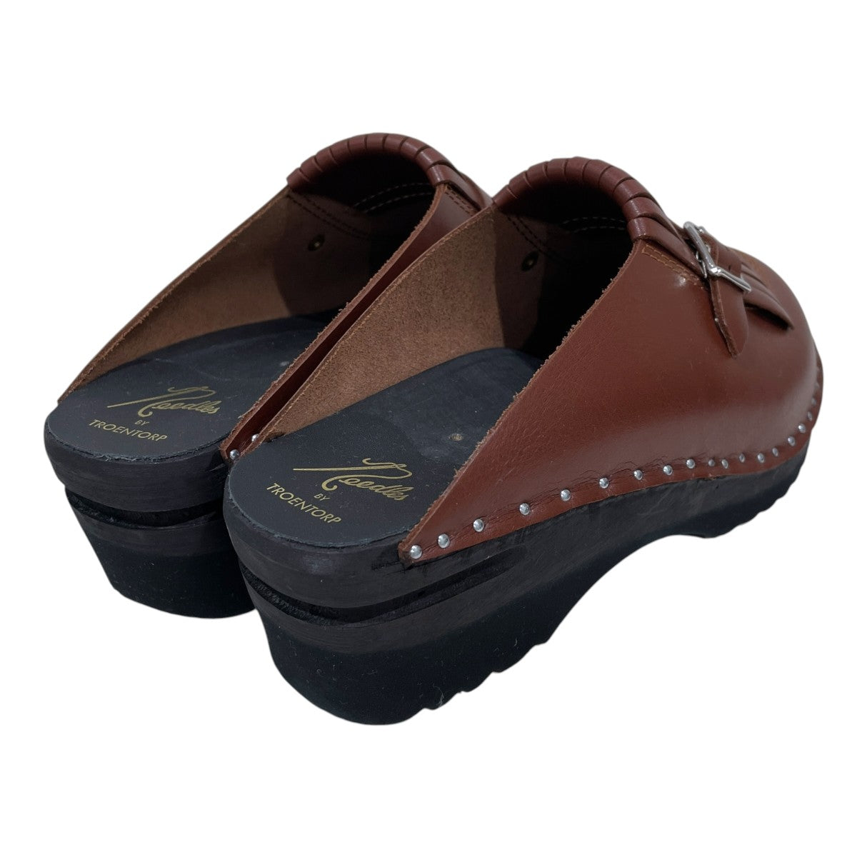 Needles×TROENTORP サボサンダル Kilt Fringe Clog キルトフリンジクロッグ 古着・中古-2枚目のアイテム画像
