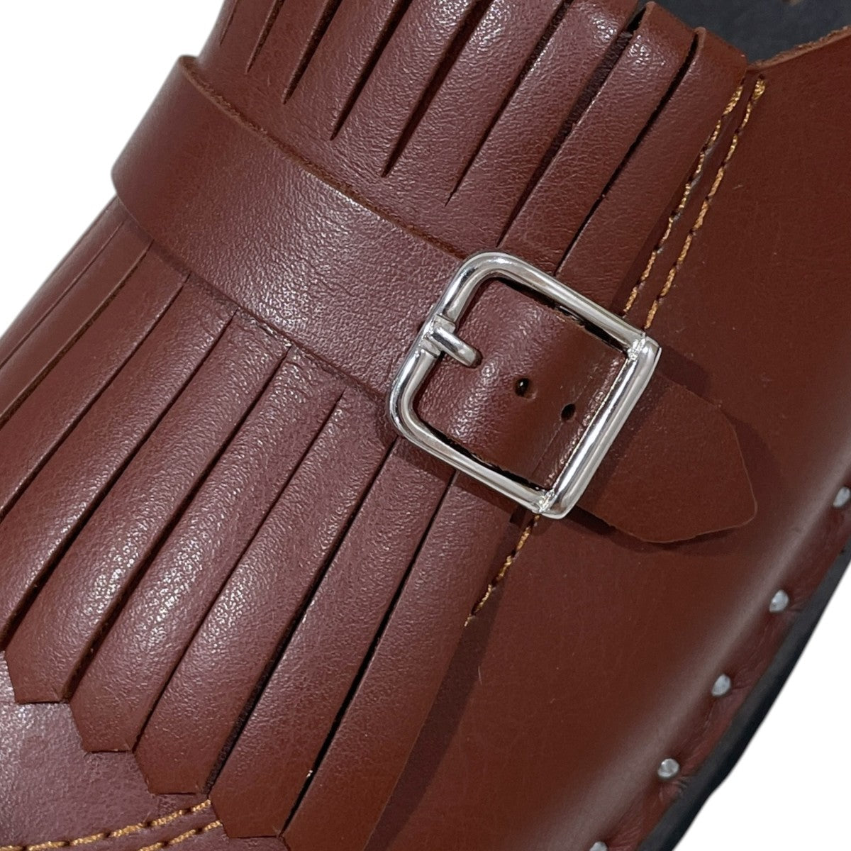 Needles×TROENTORP サボサンダル Kilt Fringe Clog キルトフリンジクロッグ 古着・中古-4枚目のアイテム画像