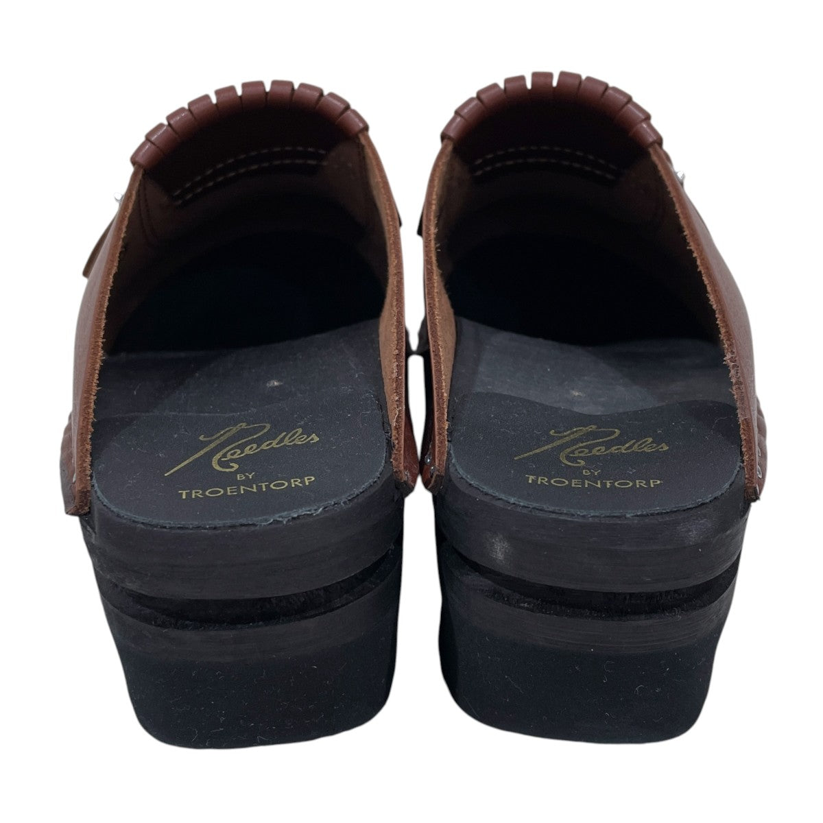 Needles×TROENTORP サボサンダル Kilt Fringe Clog キルトフリンジクロッグ 古着・中古-6枚目のアイテム画像