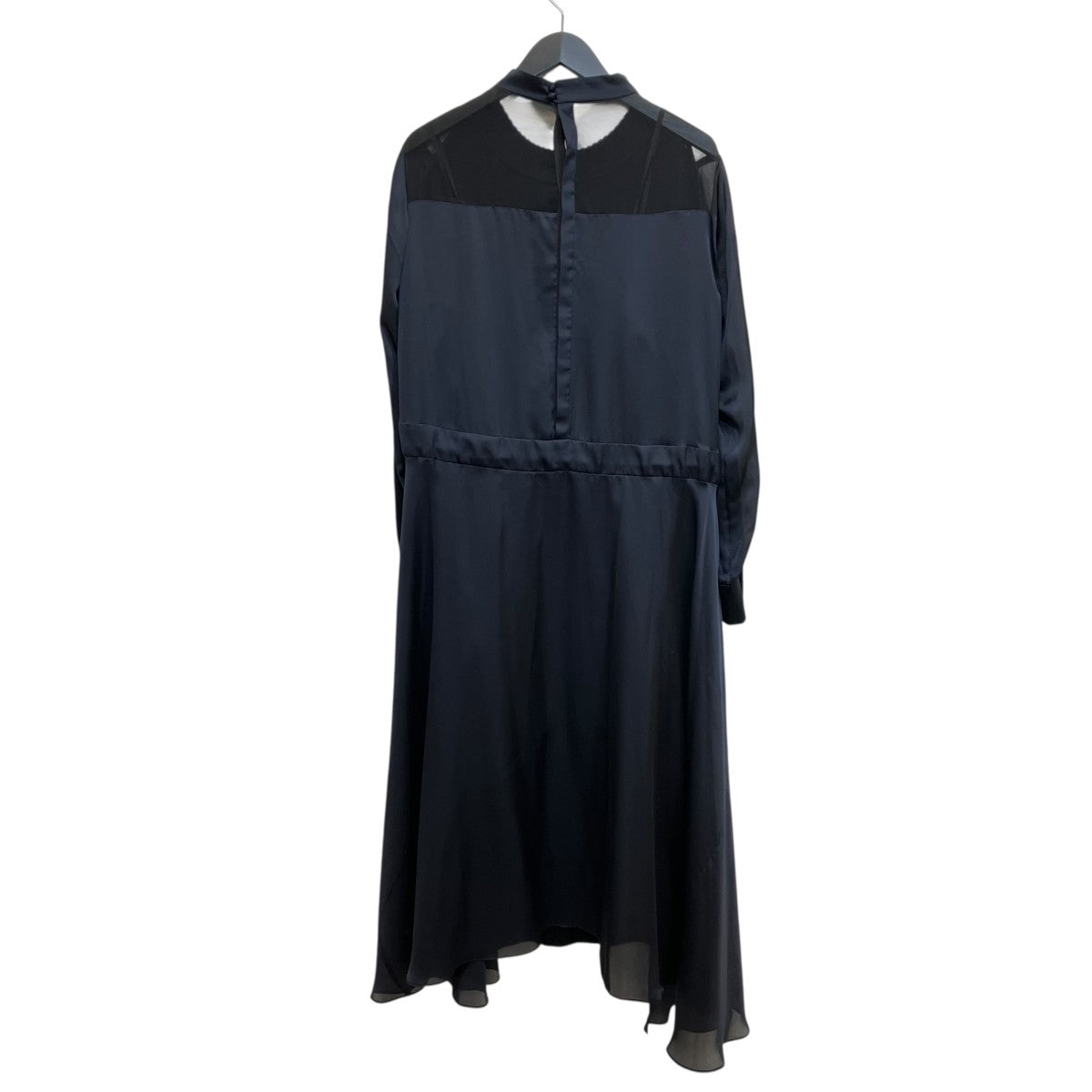 最終値下げ！sacai サカイ　フラワープリントニットワンピース　サイズ2 sacai(サカイ) ニットワンピース21-05668 21-05668 ブラック サイズ 3