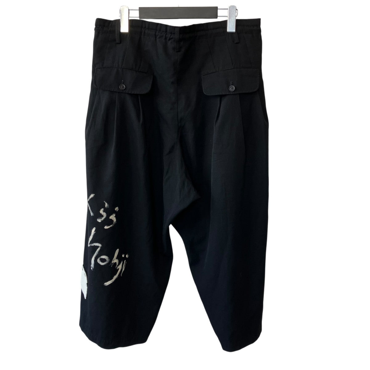 Yohji Yamamoto pour homme × 朝倉優佳 ORIGINAL ART MOTIF HAND PATCHトラックパンツHG-P70-815 古着・中古-2枚目のアイテム画像