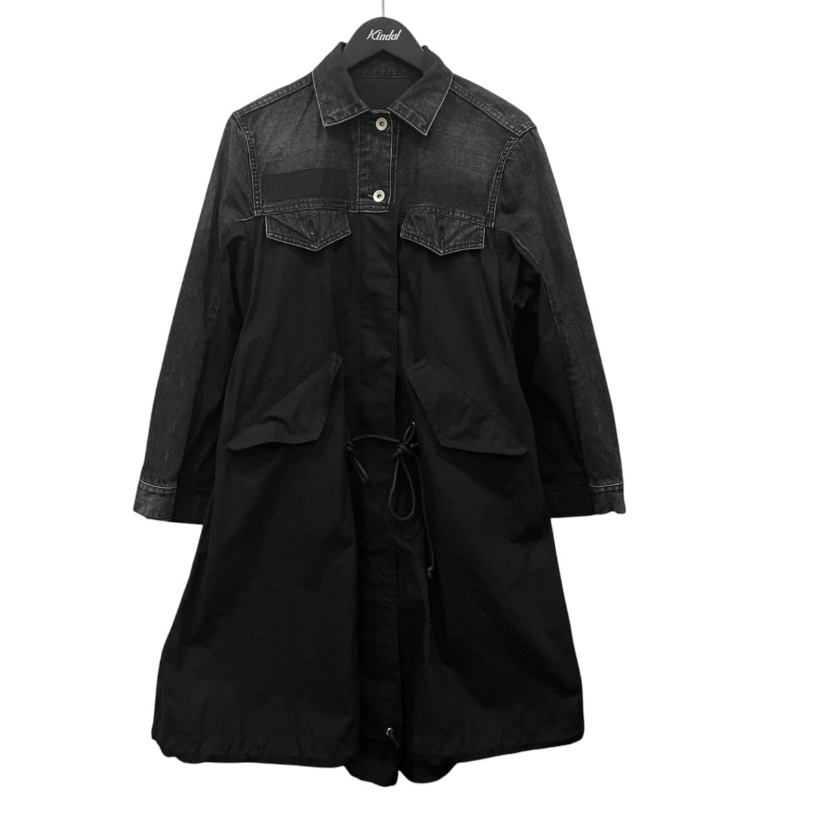 sacai Denim×Mods CoatシャツワンピースSCW-056 古着・中古-1枚目のアイテム画像