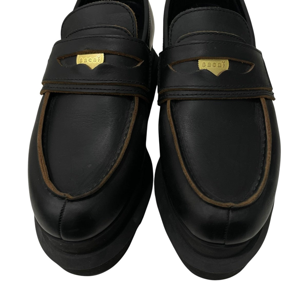 sacai プラットフォームローファー 古着・中古-3枚目のアイテム画像