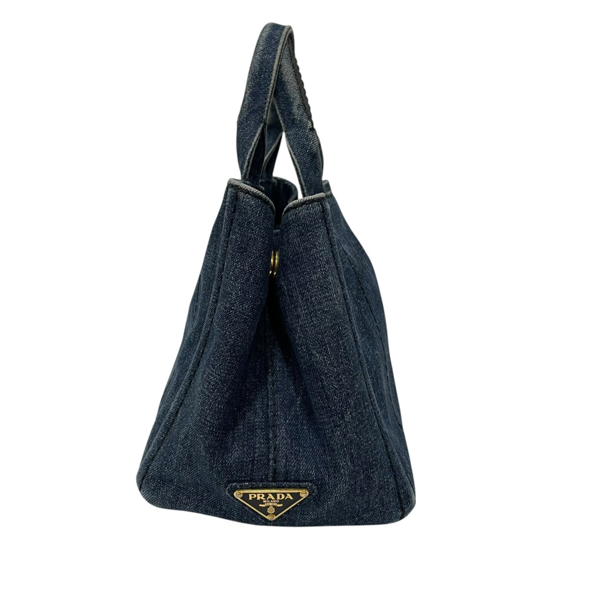 PRADA カナパ デニムハンドバッグB2439G 古着・中古-2枚目のアイテム画像