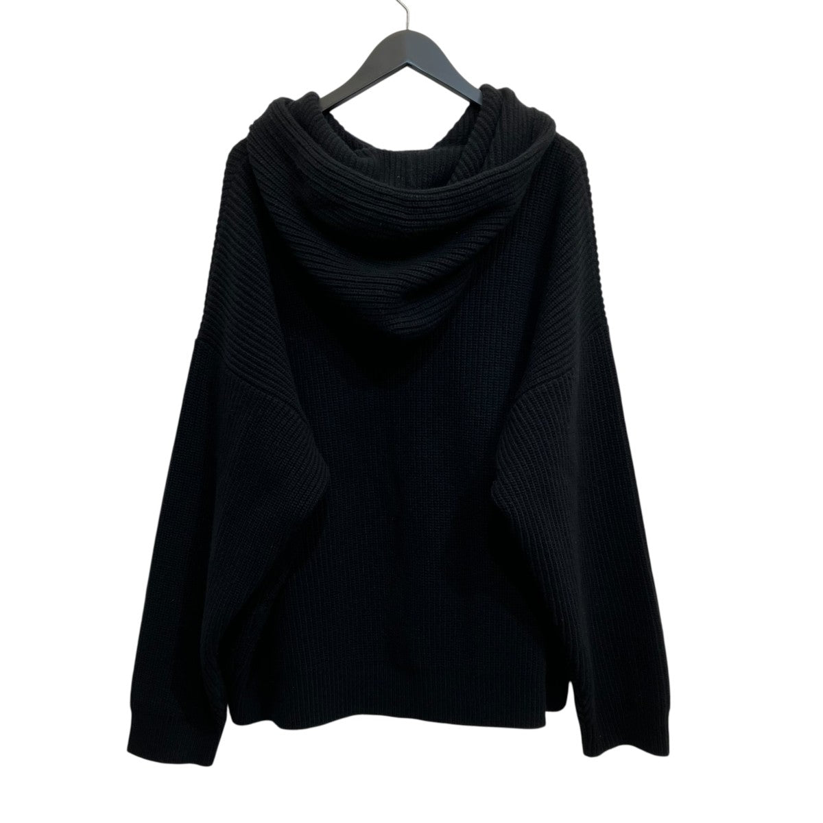 CELINE HOODED SWEATER IN RIBBED WOOLニットパーカー2A85W423P 古着・中古-3枚目のアイテム画像