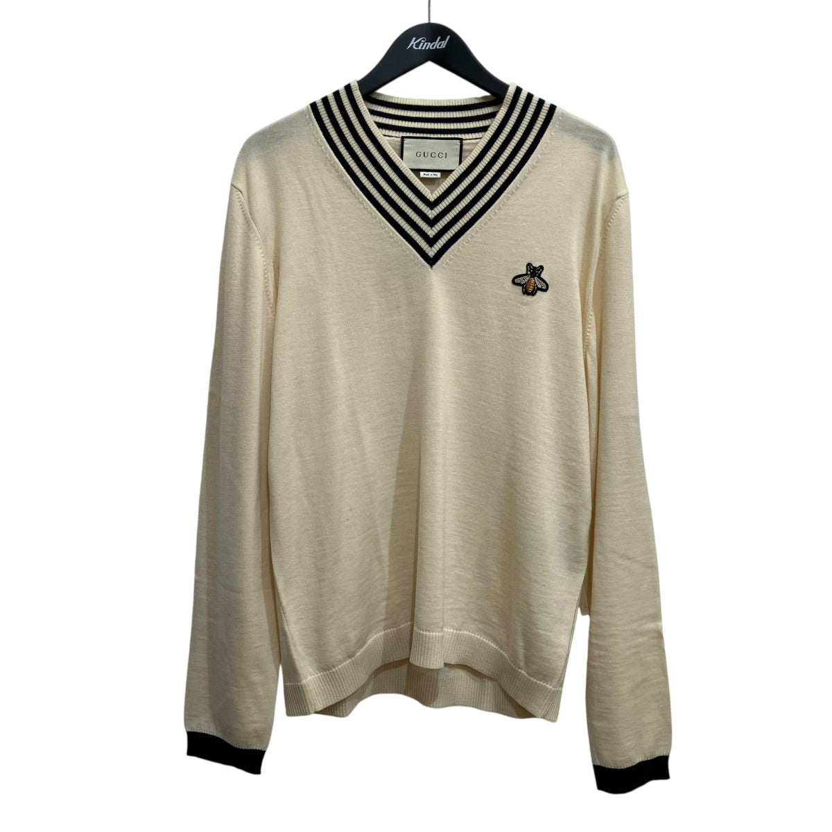 GUCCI Vネックニット496442 古着・中古-1枚目のアイテム画像