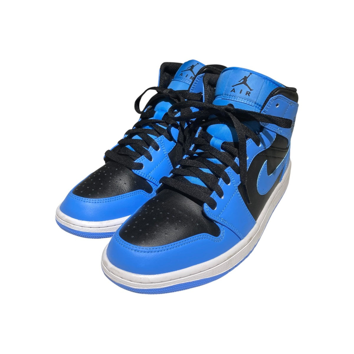 NIKE Air Jordan 1 Mid University BlueハイカットスニーカーDQ8426-401 古着・中古-1枚目のアイテム画像