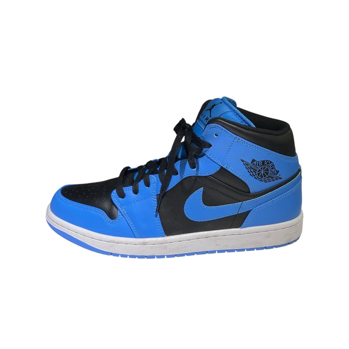 NIKE Air Jordan 1 Mid University BlueハイカットスニーカーDQ8426-401 古着・中古-2枚目のアイテム画像