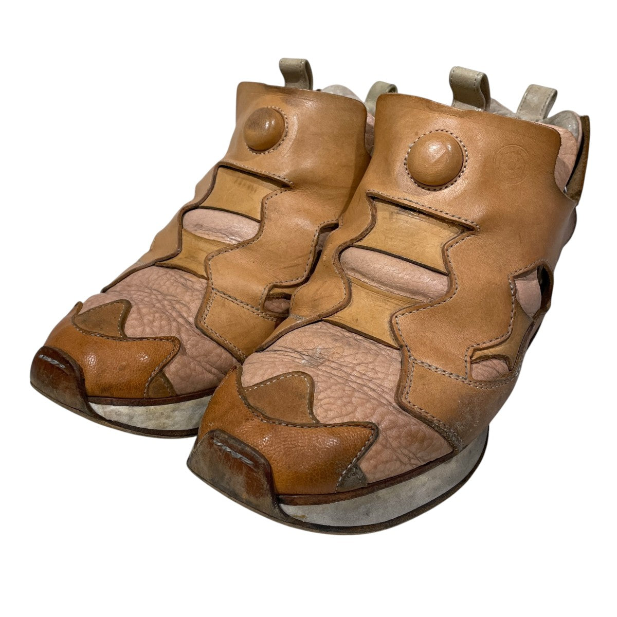 Hender Scheme 17SS レザースニーカー manual industrial products 15 マニュアルインダストリアルプロダクツフィフティーン mip-15 古着・中古-1枚目のアイテム画像