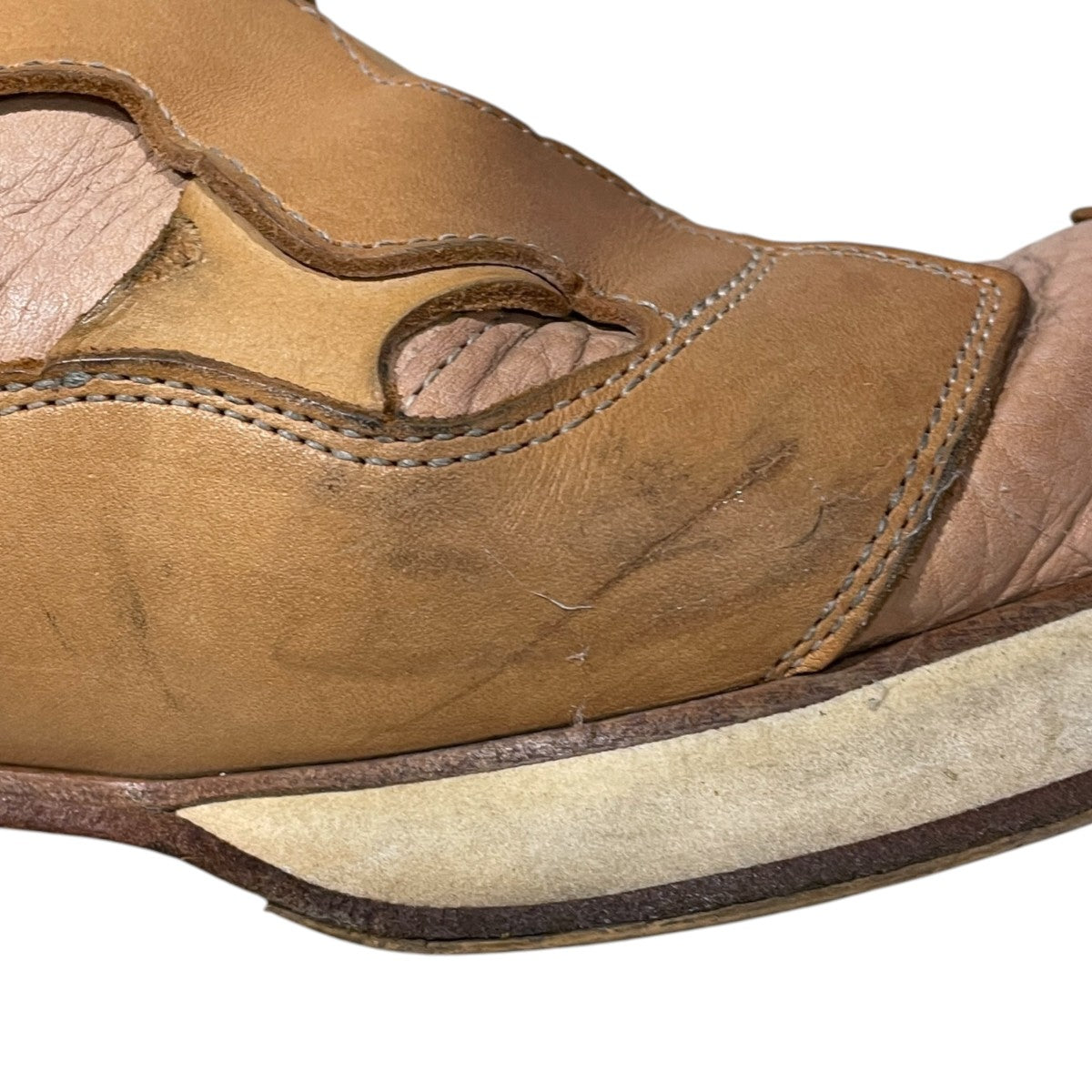 Hender Scheme 17SS レザースニーカー manual industrial products 15 マニュアルインダストリアルプロダクツフィフティーン mip-15 古着・中古-7枚目のアイテム画像