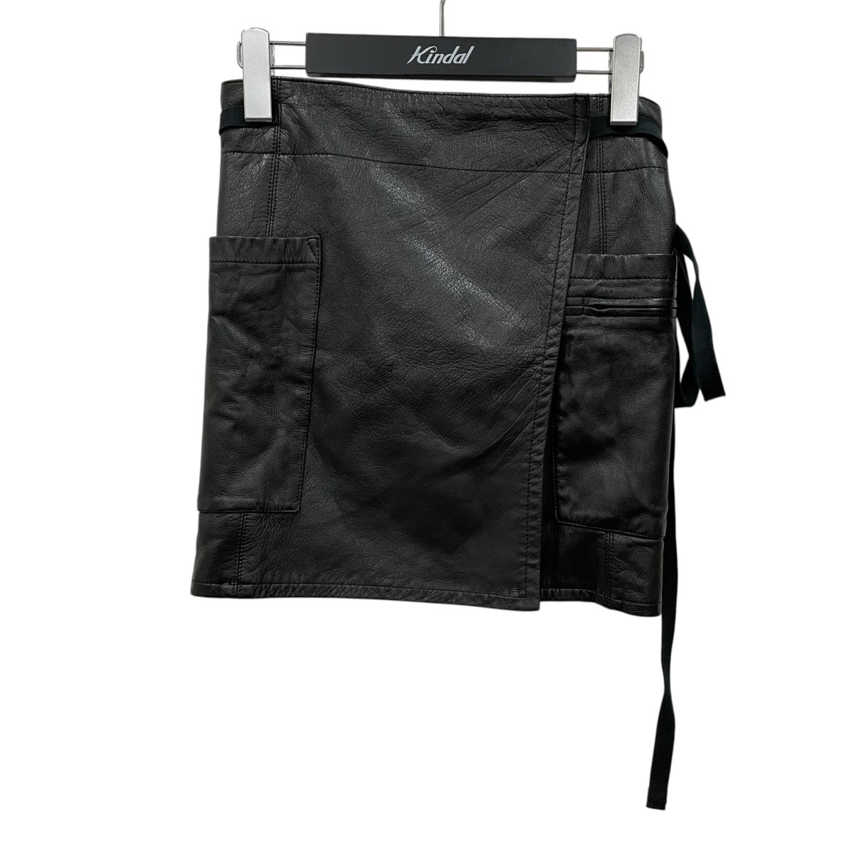 HYOGO iLETHER! Washable Leather salon apron巻きスカート69-65-0127-913 古着・中古-1枚目のアイテム画像