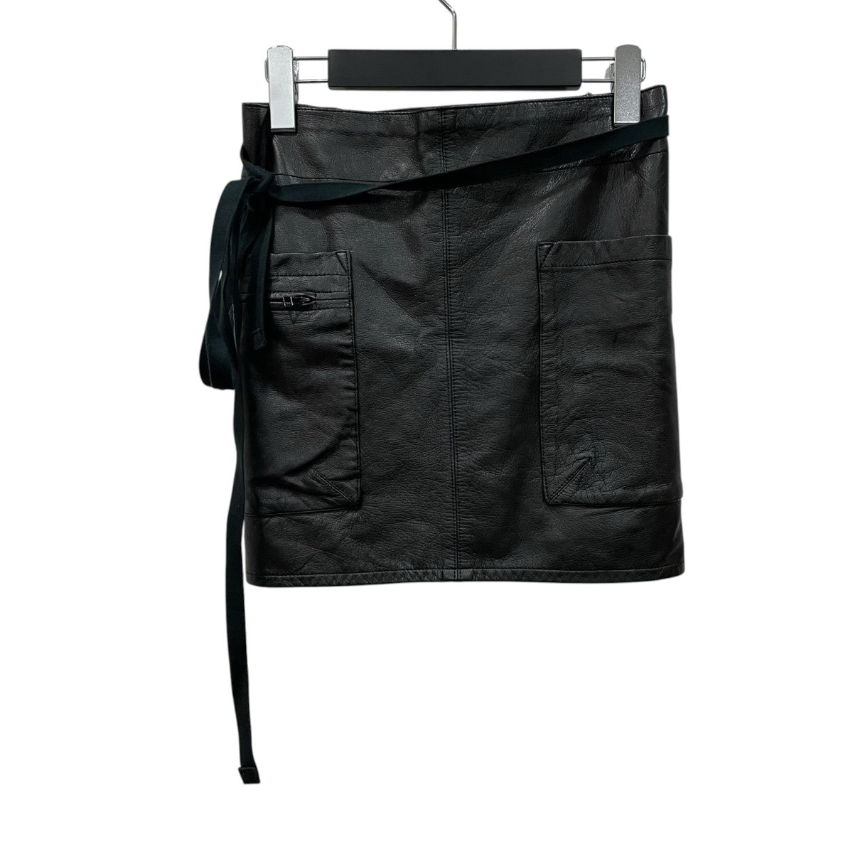 HYOGO iLETHER! Washable Leather salon apron巻きスカート69-65-0127-913 古着・中古-2枚目のアイテム画像