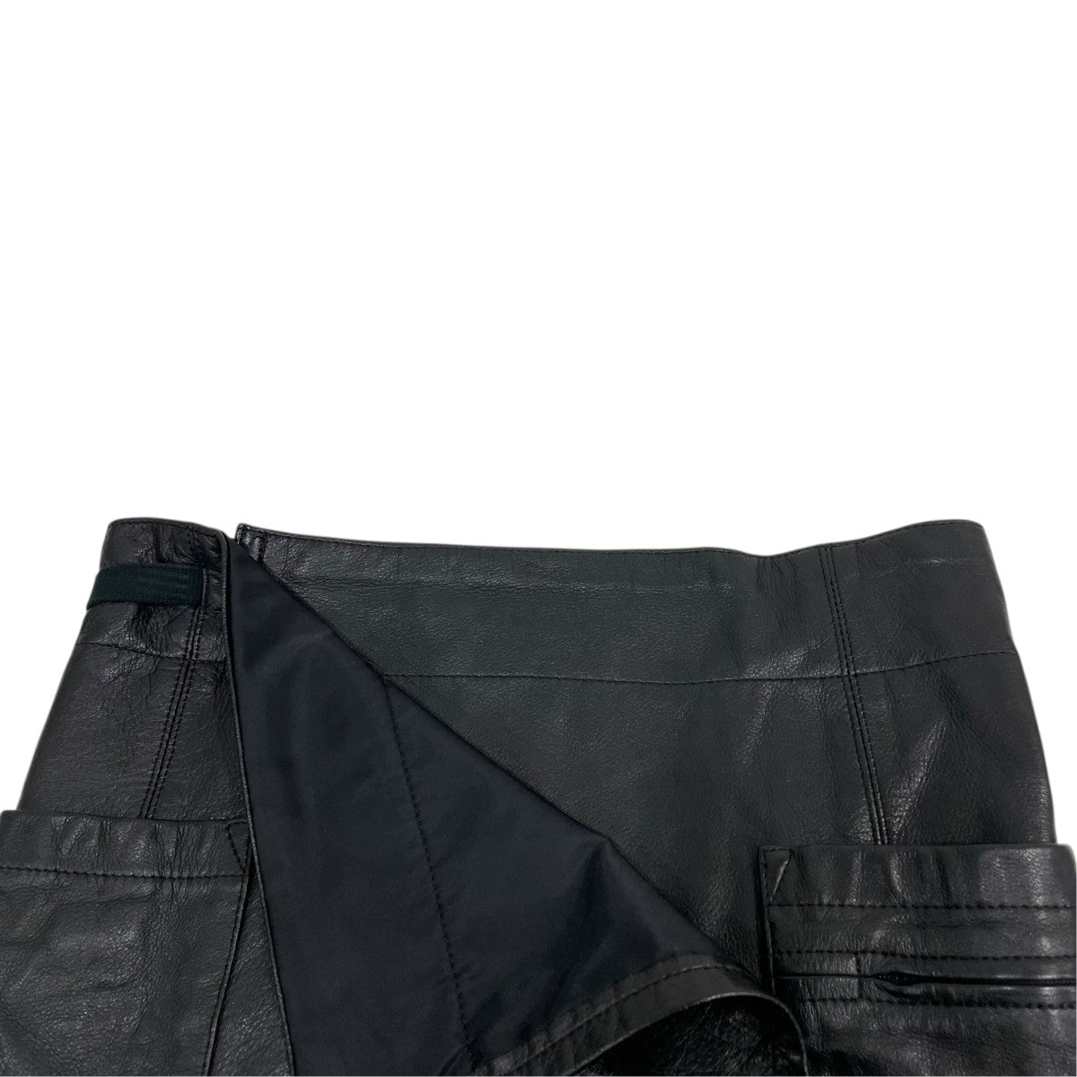 HYOGO iLETHER! Washable Leather salon apron巻きスカート69-65-0127-913 古着・中古-3枚目のアイテム画像