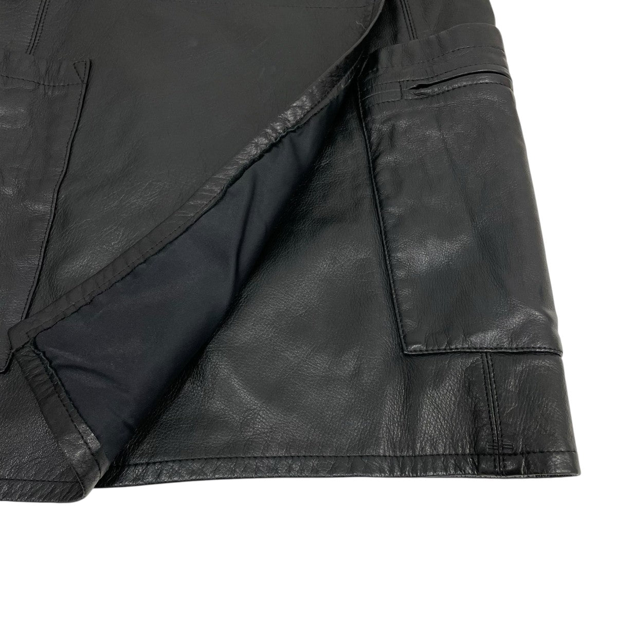 HYOGO iLETHER! Washable Leather salon apron巻きスカート69-65-0127-913 古着・中古-5枚目のアイテム画像