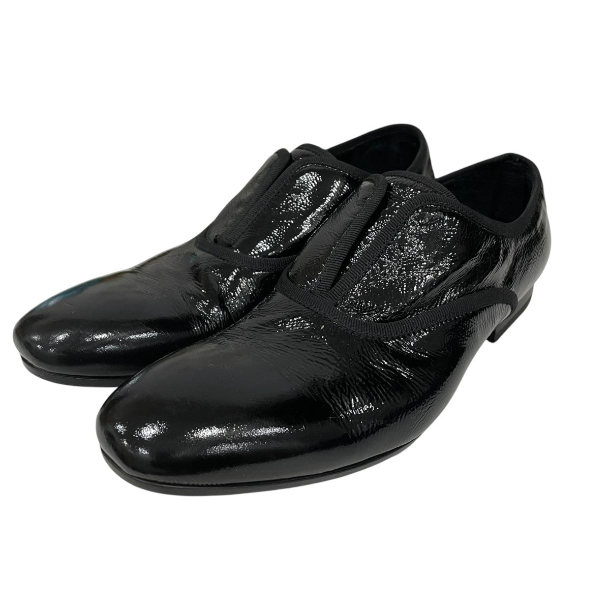 ALEXANDER McQUEEN エナメルレザーシューズ1373 古着・中古-1枚目のアイテム画像
