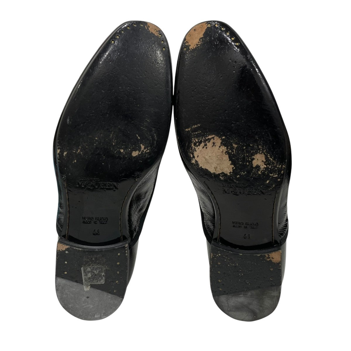 ALEXANDER McQUEEN エナメルレザーシューズ1373 古着・中古-7枚目のアイテム画像