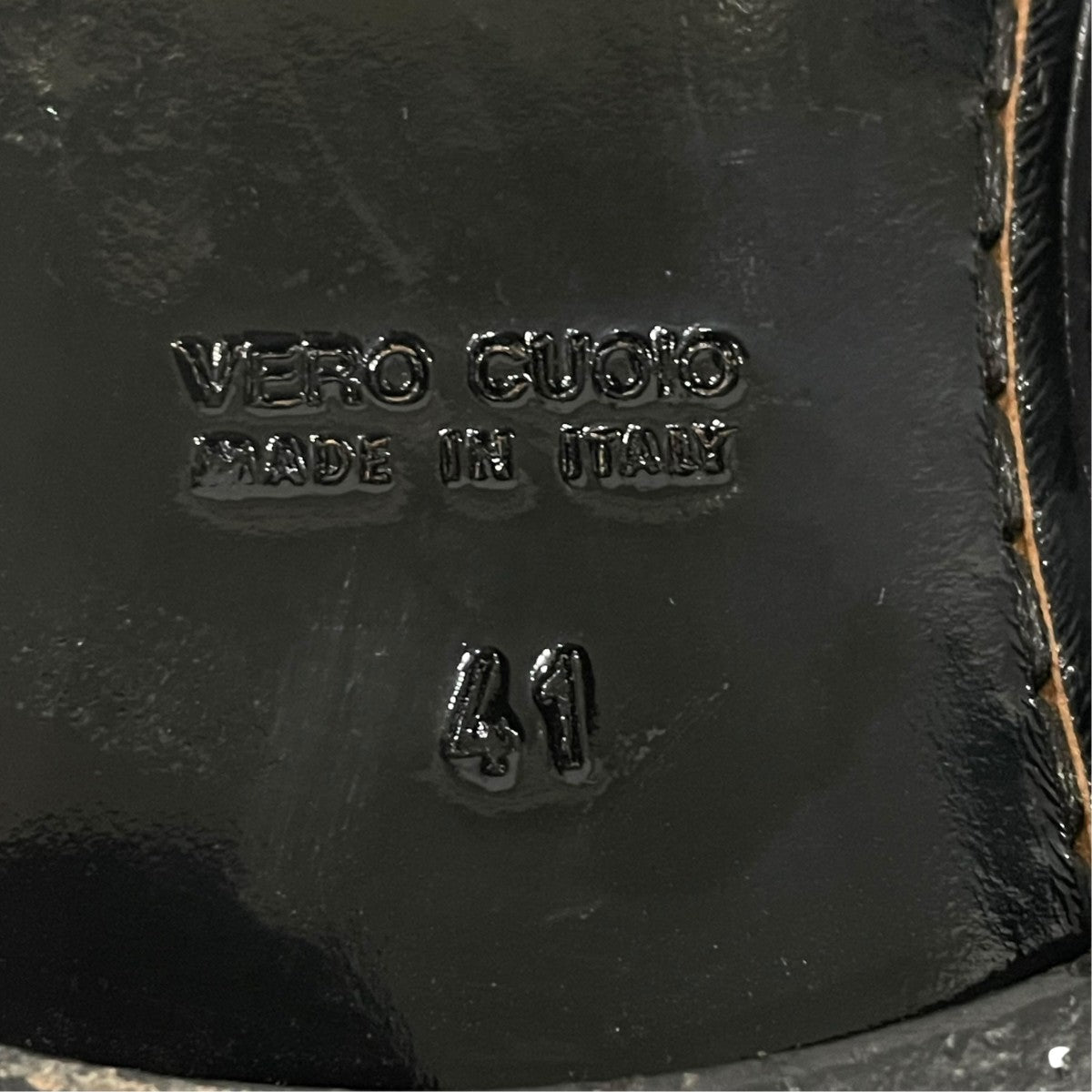 ALEXANDER McQUEEN エナメルレザーシューズ1373 古着・中古-9枚目のアイテム画像