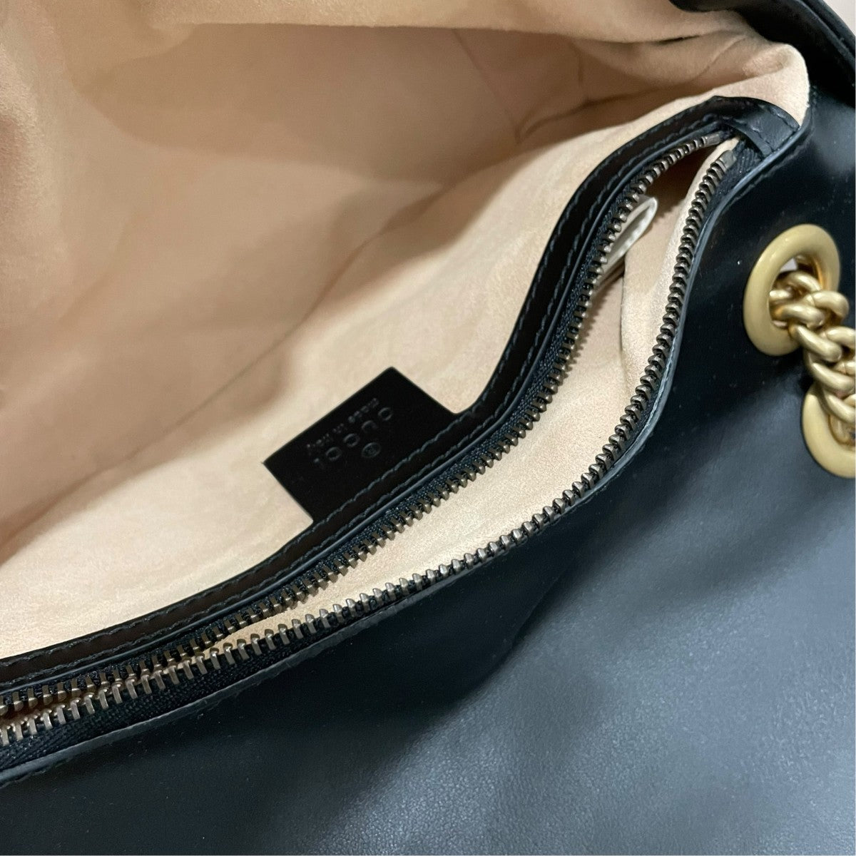 GUCCI GGマーモント カーフスキンチェーンショルダーバッグ446744 古着・中古-6枚目のアイテム画像
