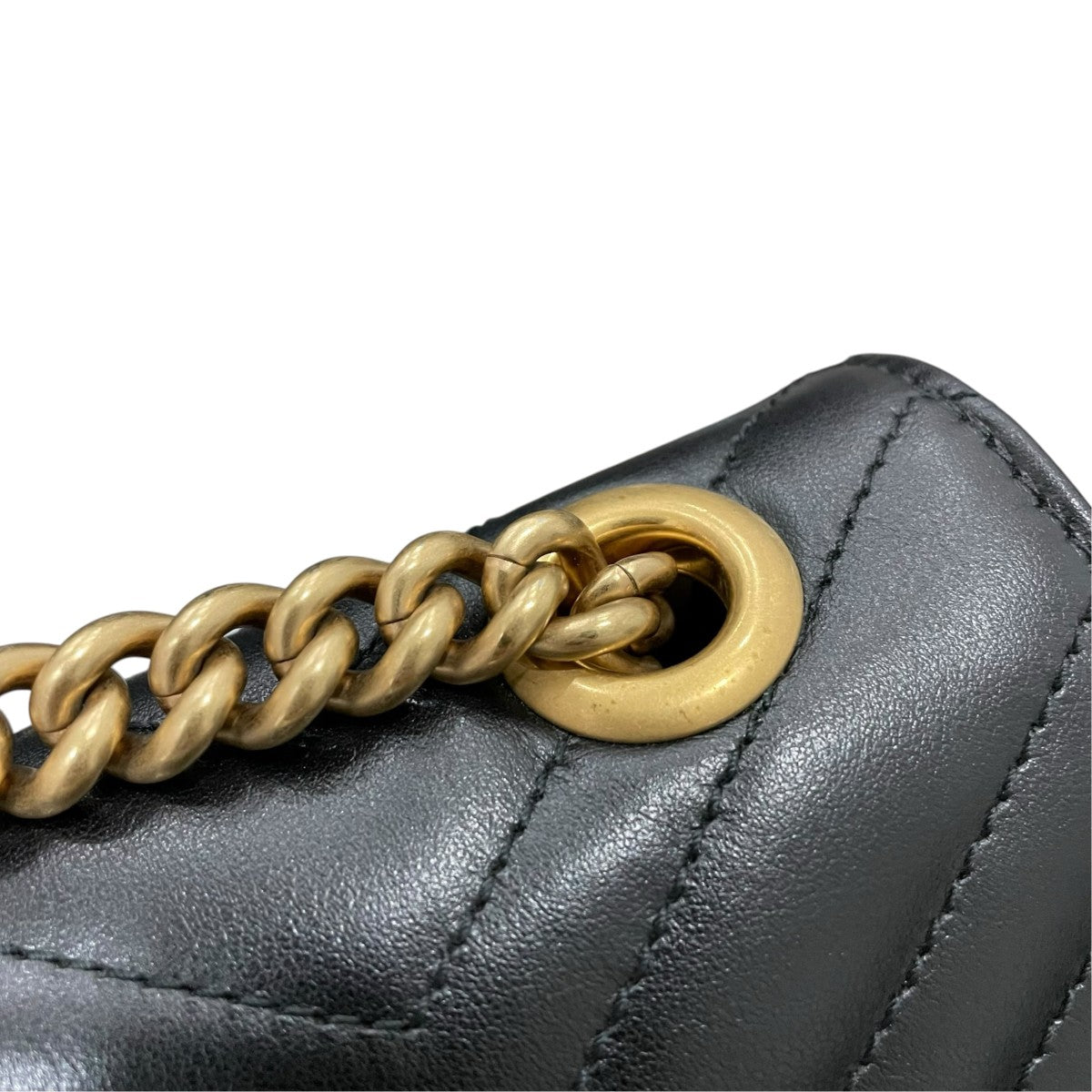 GUCCI GGマーモント カーフスキンチェーンショルダーバッグ446744 古着・中古-7枚目のアイテム画像