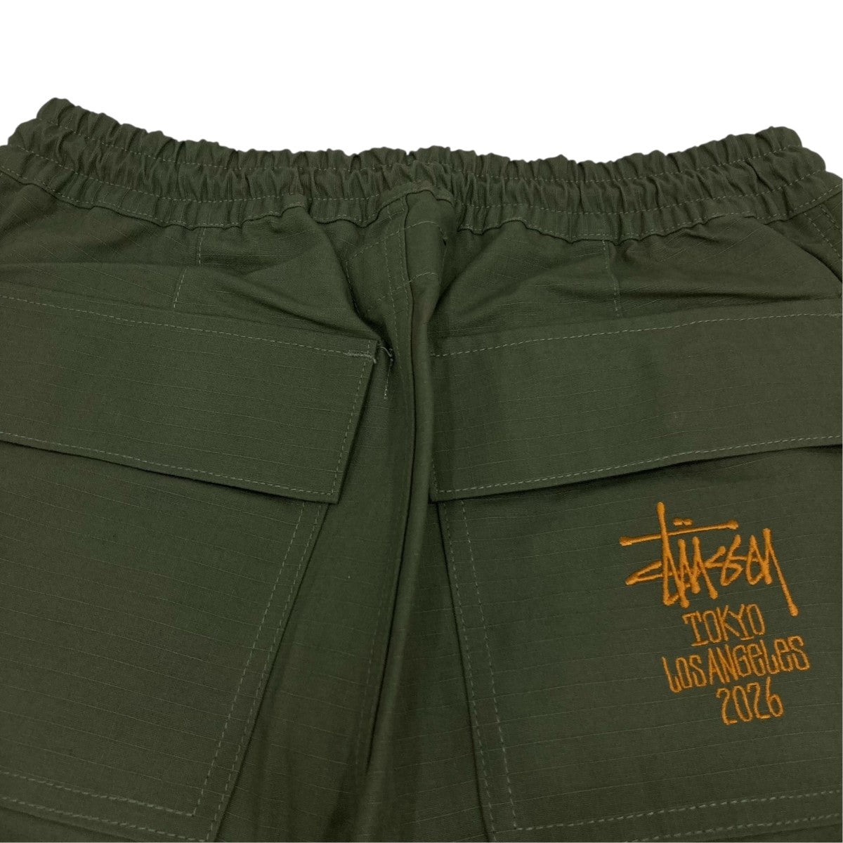 eYe COMME des GARCONS JUNYAWATANABE MAN×stussy 26AW綿リップストップカーゴパンツWR-P909-100 古着・中古-4枚目のアイテム画像