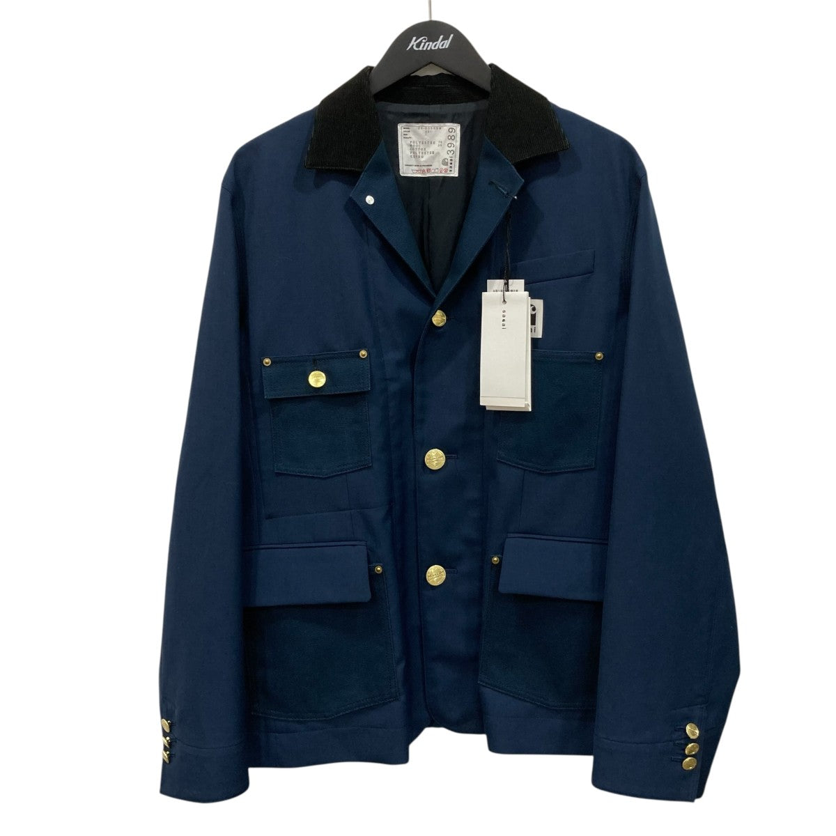 sacai×CarHartt 26SSCarhartt WIP Suiting x Jacket オンライン限定色スーツ ダック ジャケット26-03989M 古着・中古-1枚目のアイテム画像