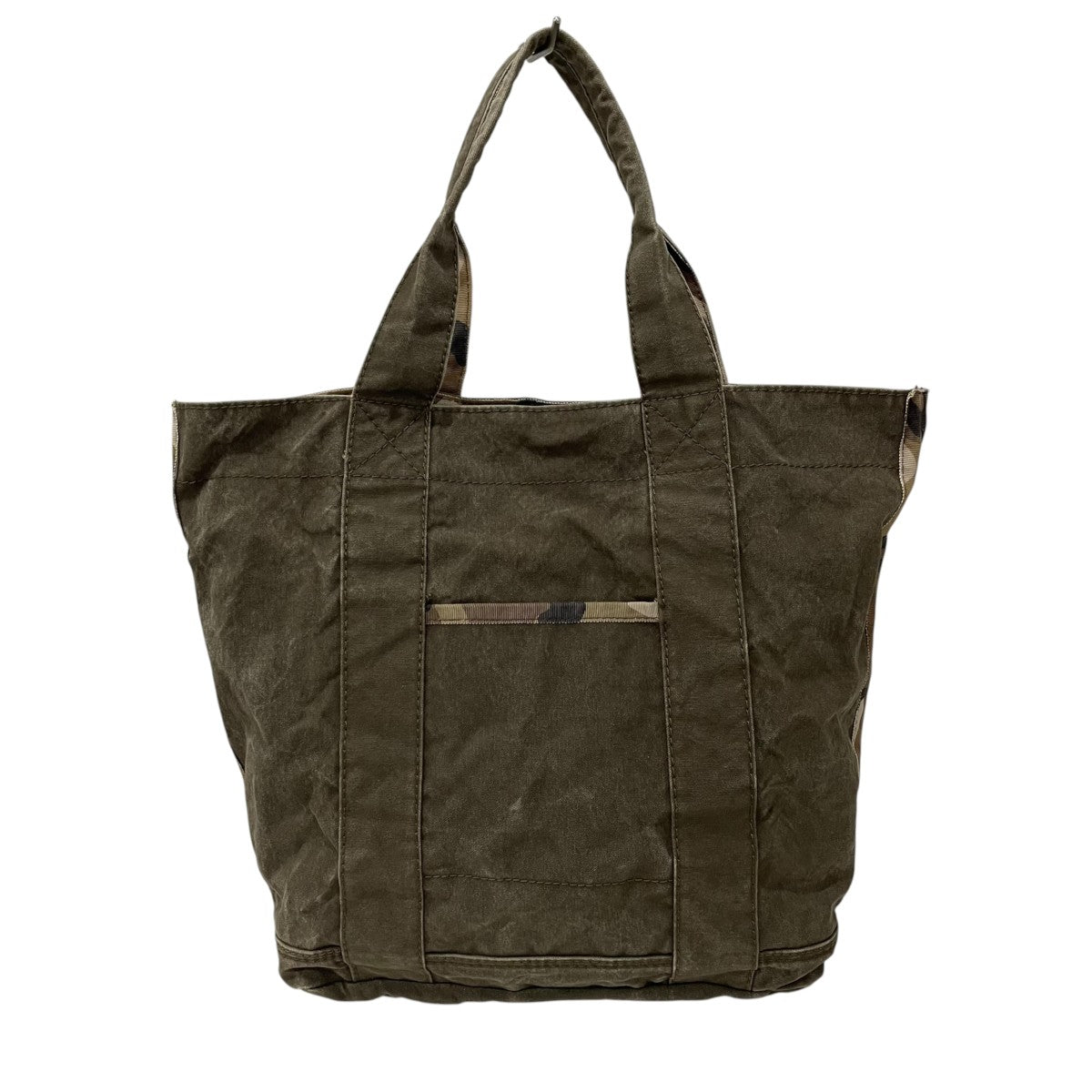 COMME des GARCONS HOMME カモフラージュ柄トートバッグHI-K203 古着・中古-1枚目のアイテム画像
