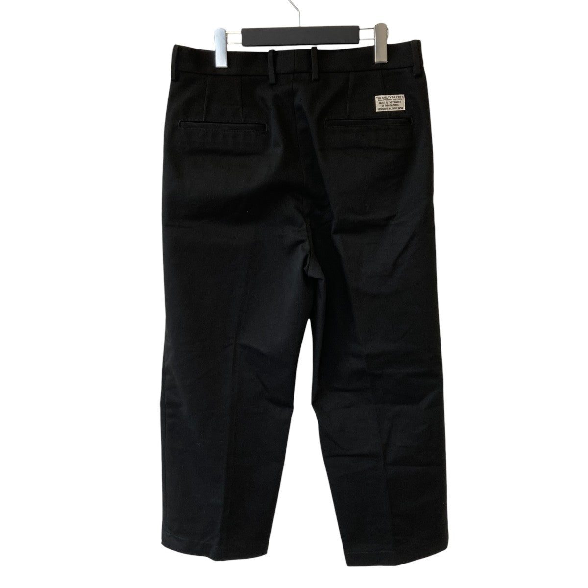 WACKO MARIA DOUBLE PLEATED CHINO TROUSERSスラックス25FW-WMP-PT02 古着・中古-2枚目のアイテム画像