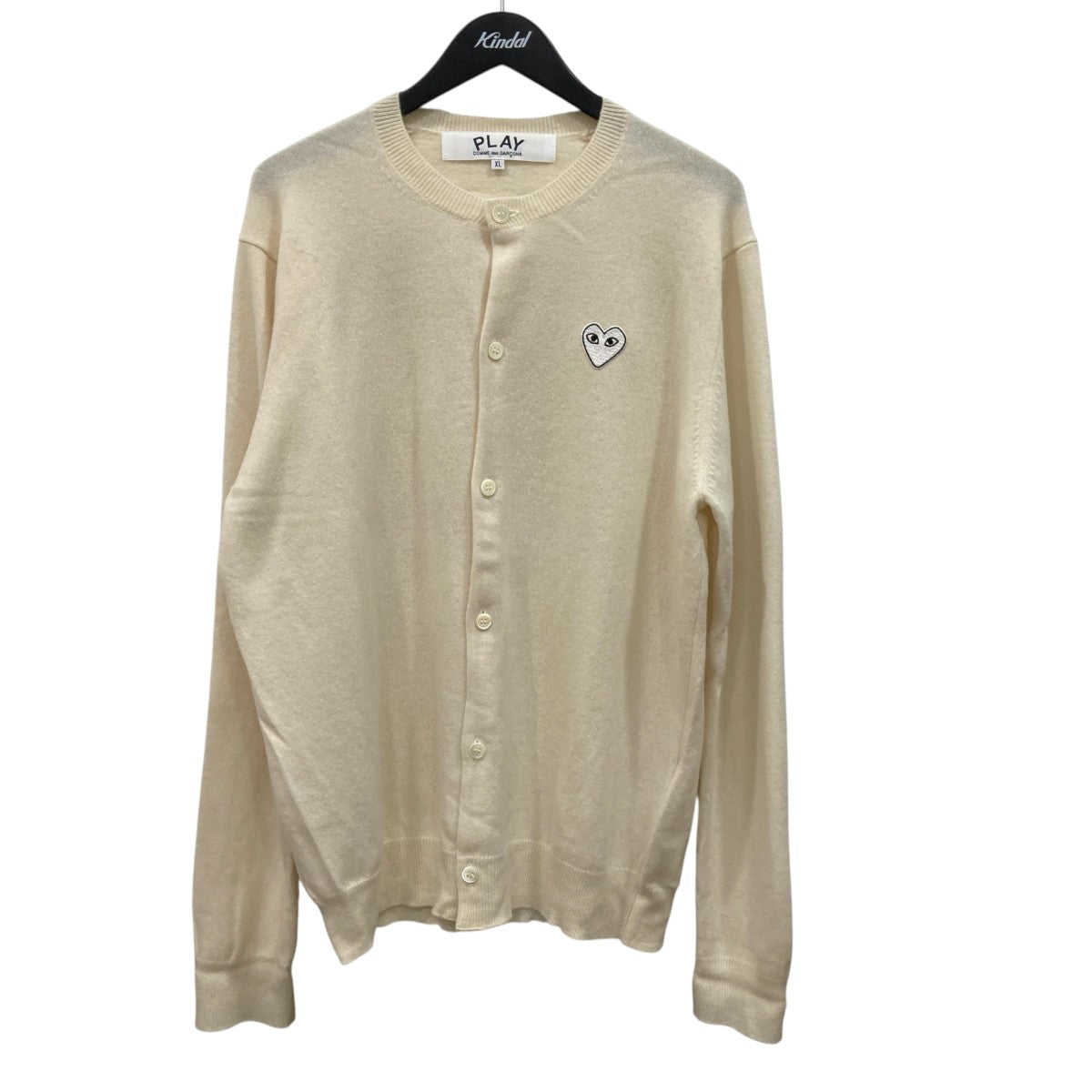 PLAY COMME des GARCONS ニットジャケットAX-N065 古着・中古-1枚目のアイテム画像