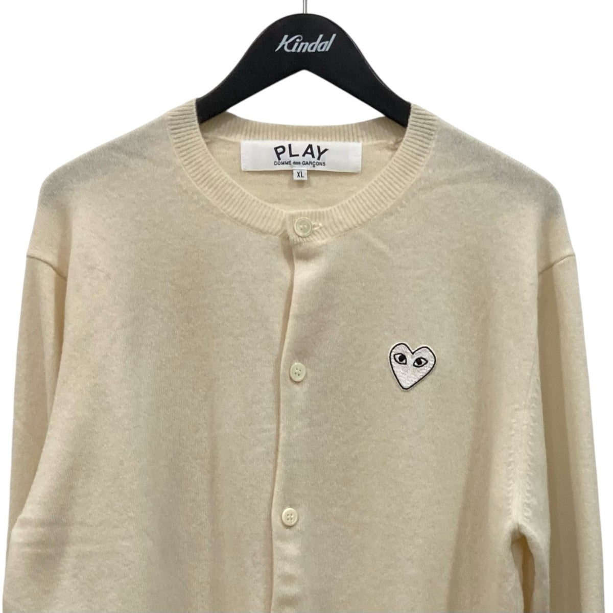 PLAY COMME des GARCONS ニットジャケットAX-N065 古着・中古-2枚目のアイテム画像
