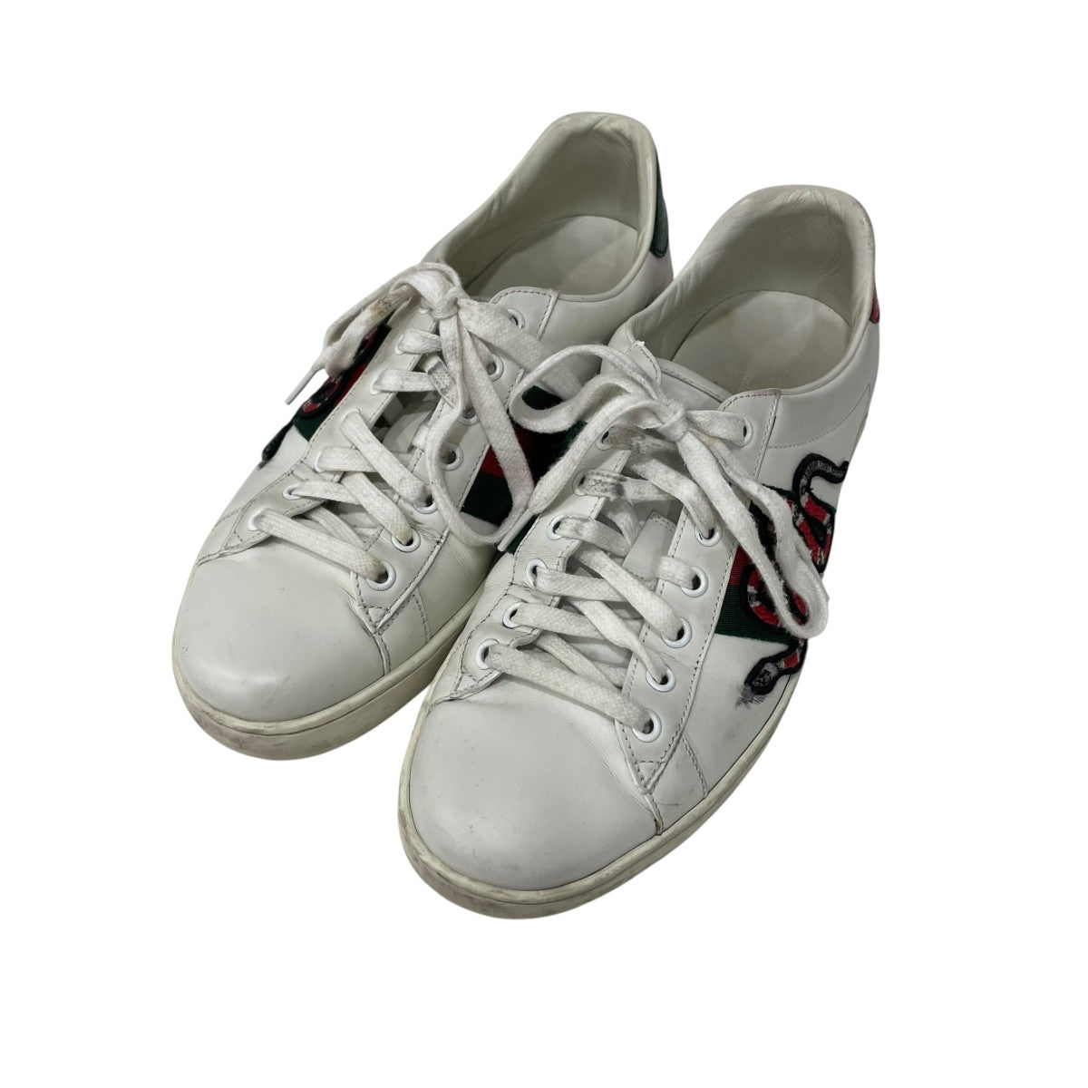 GUCCI スネークローカットスニーカー456230 古着・中古-1枚目のアイテム画像