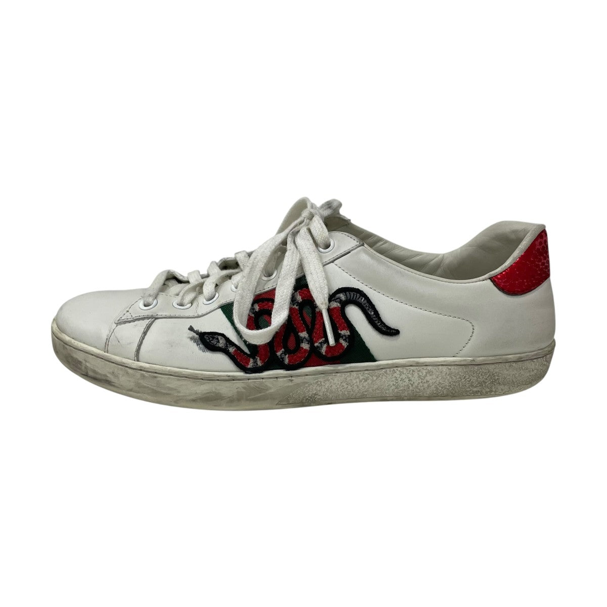 GUCCI スネークローカットスニーカー456230 古着・中古-2枚目のアイテム画像