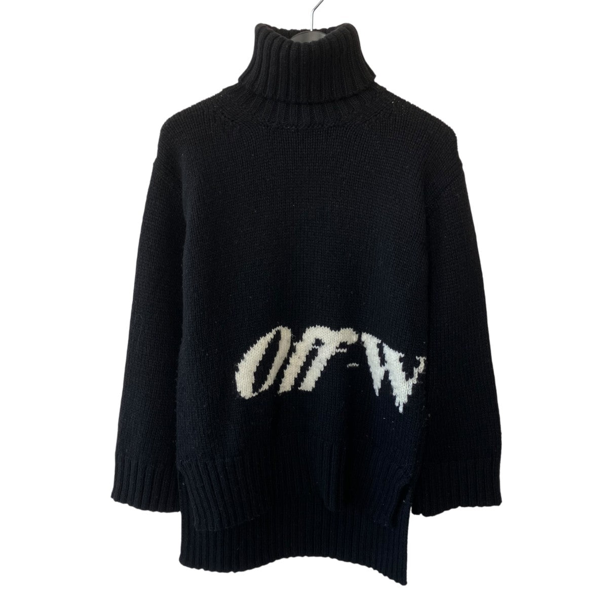 OFFWHITE タートルネックニットOWHF019F21KNI001 古着・中古-1枚目のアイテム画像