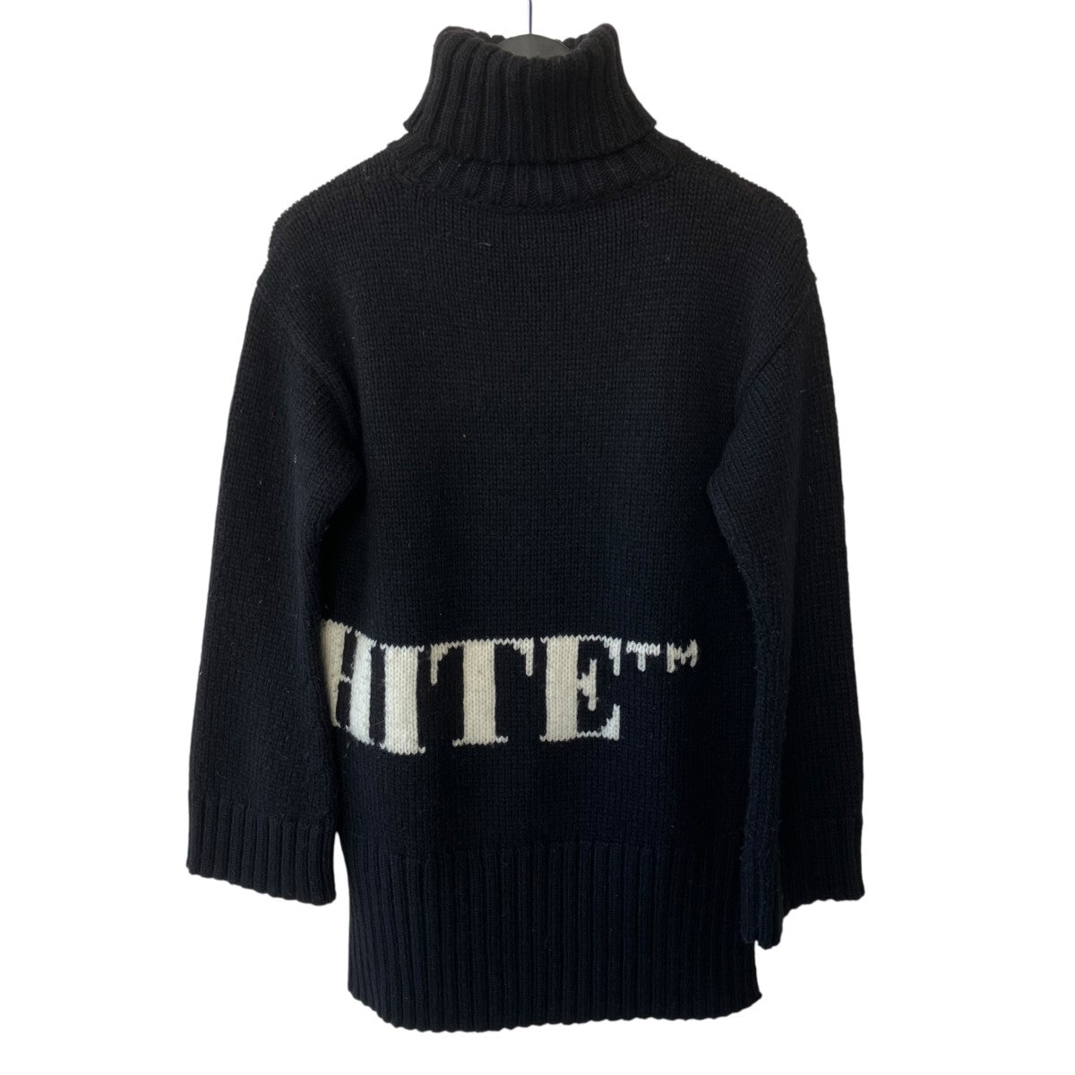 OFFWHITE タートルネックニットOWHF019F21KNI001 古着・中古-3枚目のアイテム画像